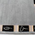 thamelmartUSA R3374 Gorgeous Gray Color Handmade Tibetan Woolen Area Rug 4.7 Feet X 6.7 Feet Made in Nepal