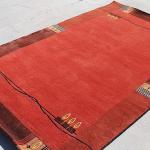 thamelmartUSA R4017 Gorgeous Custom Made Hand Knotted Tibetan Woolen Area Rug 5 Feet X 8 Feet Made in Nepal