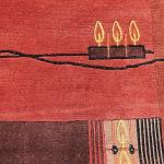 thamelmartUSA R4017 Gorgeous Custom Made Hand Knotted Tibetan Woolen Area Rug 5 Feet X 8 Feet Made in Nepal