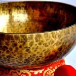 17 Inch Master Pieces ~ Extra Large Master Healing Tibetan Singing Bowl ~ Great use for Meditation, Sound Bath, Body Vibration included Cushion, Mallet and Drum stick, Handmade in Nepal.