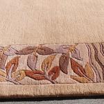 thamelmartUSA R4370 Gorgeous Custom Made Light Beige Colored Hand Made Tibetan Woolen Area Rug 5.7 Feet X 7.10 Feet Made in Nepal