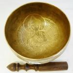 F570 5.75" Energetic Sacral 'D#' Chakra Healing Hand Hammered Tibetan Singing Bowl Made in Nepal