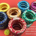 5 Gold Tibetan Meditation Yoga Singing Bowl Set