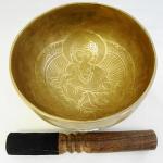 F560 6" Energetic Sacral 'D' Chakra Healing Hand Hammered Tibetan Singing Bowl Made in Nepal