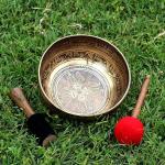 10.5 Inch Double Carving Handmade Tibetan Singing Bowl