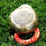 10.5 Inch Double Carving Handmade Tibetan Singing Bowl