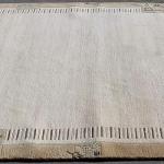thamelmartUSA R8303 Gorgeous Custom Made Cream Colored Hand Made Tibetan Woolen Area Rug 5.7 Feet X 7.10 Feet Made in Nepal