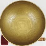 EE687 9.5" Energetic Root 'C' Chakra Healing Hand Hammered Tibetan Singing Bowl Made in Nepal