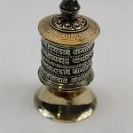 F425 Table Top Very Artistic Stand Tibetan Prayer Wheel"Om Mane Padme Hum" Hand Crafted in Nepal