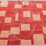 Thamel Mart R3914 Gorgeous Contemporary Tibetan Woolen Area Rug 5 Ft X 8 Ft Handade in Nepal