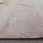 Thamel Mart R154 Gorgeous Flower Tibetan Woolen Area Rug 5.8' X 7.9' Handmade in Nepal