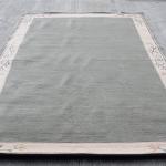 Thamel Mart RSG74 Superb Contemporary Green Tibetan Woolen Area Rug 6.7' X 9.8' Handmade in Nepal