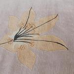 Thamel Mart R154 Gorgeous Flower Tibetan Woolen Area Rug 5.8' X 7.9' Handmade in Nepal