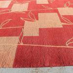Thamel Mart R3914 Gorgeous Contemporary Tibetan Woolen Area Rug 5 Ft X 8 Ft Handade in Nepal
