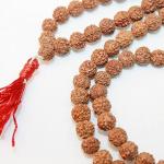 F687 Auspicious ~108 Rudrakshya Prayer Mala For Medation Handmade In Nepal
