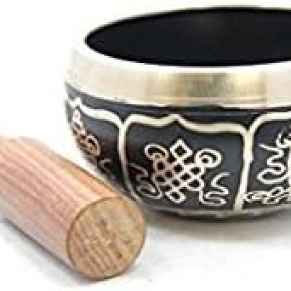 4" Exquisite Tibetan Singing Bowl Set for Meditation