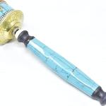 Turquoise Coral Tibetan Prayer Wheel, Buddhist Prayer Wheel