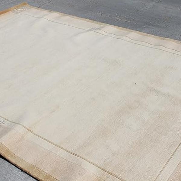 Thamel Mart RSG709 Gorgeous Contemporary Tibetan Woolen Area Rug 6.7' X 9.8' Handmade in Nepal