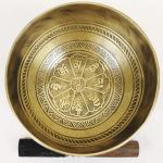 F814 7" Energetic Third Eye 'A' Chakra Healing Tibetan Singing Bowl Handmade in Nepal