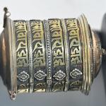 Wall Table Top Prayer Wheel- Authentic Buddhist Mantra Payer, Dharma Wheel From Nepal