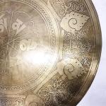 F1054/F609 21.75" Very Artistic Tibetan Temple Disc Gong Hand Made in Nepal