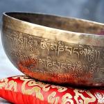 8"Fine Etching Hand made singing bowl with cushions and Mallet,Real handmade singing bowl from Nepal,healing bowls