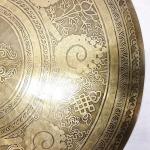 F1055/F606 21.75" Very Artistic Tibetan Temple Disc Gong Hand Made in Nepal