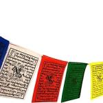Mini Wind Horse Tibetan Prayer Flags From Nepal Set of 10 Flags
