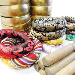 S328 Wholesale Lot of 10 pieces Palm Size 5" Chakra Healing Tibetan Singing Bowl Handmade in Nepal