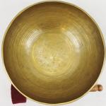 E765 10.5" Energetic Third Eye 'A#' Chakra Healing Hammered Tibetan Singing Bowl Made in Nepal