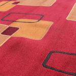 R17705 Gorgeous Conteporary Tibetan Woolen Area Rug 5' X 8' Handmade in Nepal