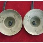 BEAUTIFUL TIBETAN BUDDHIST HEART CHAKRA TINGSHA CYMBALS REIK, I SPACE CLEARING
