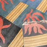 RSG4729 Gorgeous Modern Design Hand Made Tibetan Woolen Area Rug 4.7 Feet X 6.7 Feet Made in Nepal