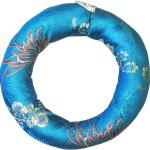 Tibetan Singing Bowl Ring, Singing Bowl Cushion, Singing Bowl Pillow (Turquoise)