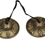 Hand Tuned Meditation Tibetan Tingsha Cymbals Bell - Musical Instruments Manjeera - Traditional Percussion Instrument