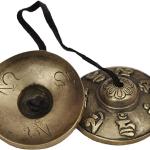 Hand Tuned Meditation Tibetan Tingsha Cymbals Bell - Musical Instruments Manjeera - Traditional Percussion Instrument