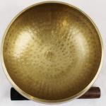 J760-F508 6" Energetic Solar 'E' Chakra Healing Hand Hammered Tibetan Singing Bowl Made in Nepal