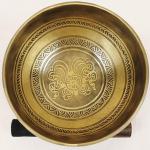 F807 6.75" Energetic Root"C#: Chakra Healing Hand Hammered Tibetan Singing Bowl Made in Nepal