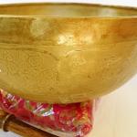 AA625 10" Energetic Root 'C' Chakra Healing Tibetan Singing Bowl Made in Nepal