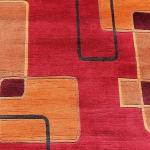 Thamel Mart R17706-R14069 Gorgeous Multicolored Hand Made Tibetan Woolen Area Rug 5' X 8' Made in Nepal