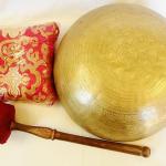 AA625 10" Energetic Root 'C' Chakra Healing Tibetan Singing Bowl Made in Nepal