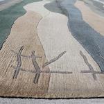 Thamel Mart R17712 Contemporary Woolen Hand Crafted Tibetan Area Rug 8' X 10' Made in Nepal