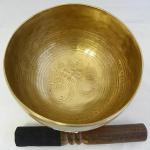 F568 6" Energetic Sacral 'D' Chakra Healing Hand Hammered Tibetan Singing Bowl Made in Nepal
