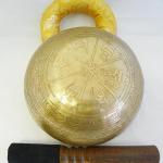 F568 6" Energetic Sacral 'D' Chakra Healing Hand Hammered Tibetan Singing Bowl Made in Nepal