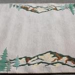 R7748 Gorgeous Rocky Mountain Special Tibetan Woolen Area Rug 5' X 8' Handmade in Nepal