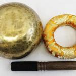 F533-F506 5.75" Energetic Sacral 'D' Chakra Healing Hand Hammered Tibetan Singing Bowl Made in Nepal4