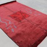 Thamel Mart R14056 6' x 9' Gorgeous Contemporary Design Hand Made Tibetan Woolen Area Rug Made in Nepal