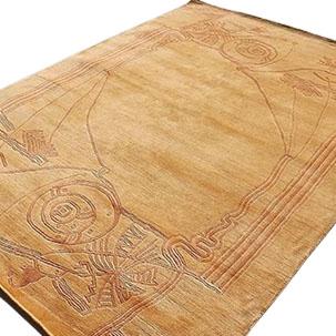 thamelmartUSA R116232 6' x 9' Gorgeous Contemporary Design Hand Made Tibetan Woolen Area Rug Made in Nepal