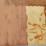 RSG4713 Gorgeous Modern Design Hand Made Tibetan Woolen Area Rug 4.7 Feet X 6.7 Feet Made in Nepal