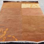 RSG4713 Gorgeous Modern Design Hand Made Tibetan Woolen Area Rug 4.7 Feet X 6.7 Feet Made in Nepal